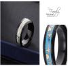 Leuchtender EKG-Ring aus Edelstahl, Versprechen, Herzschlag, leuchtender Schmuck für Männer und Frauen, Paarringe als Geschenk für Freunde
