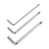 3Pcs Dual Purpose Screwdriver Set L Type Hex Cross Head Steel Simple Hardware Hand Tools