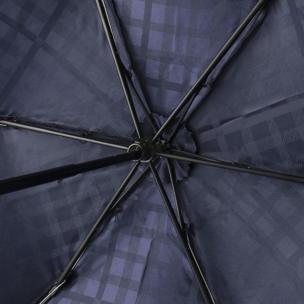 Moonbat Folding Blue [DAKS] Umbrella, Garment-Dyed Jacquard, 21-125-11162-02