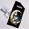 1pc Jack2 Beach Towel with Custom Name, Beach/Swimming/Bath/Picnic/Camping Towel, Suitable for Seaside Beaches