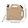 Secchio Contenitore Acqua 12L con Rubinetto Serbatoio Grande Portatile Contenitore di Stoccaggio per