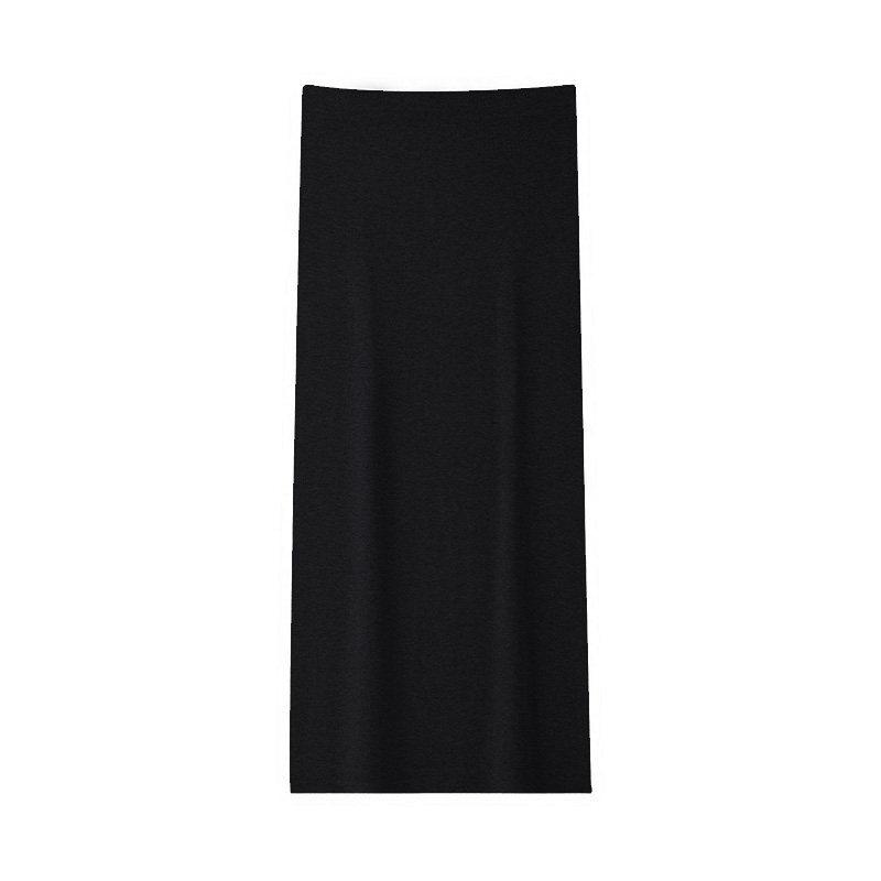 

Plus Size Petite Maternity Skirt – Long, Lightweight, Support-Free, Spring/Summer XL (for 125-140 jin) чёрный
