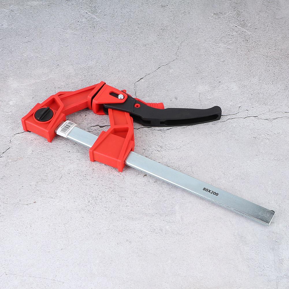 Woodworking Heavy Duty Ratchet F Clamp Adjustable Fixing Bar Clips Accessory for Carpenter