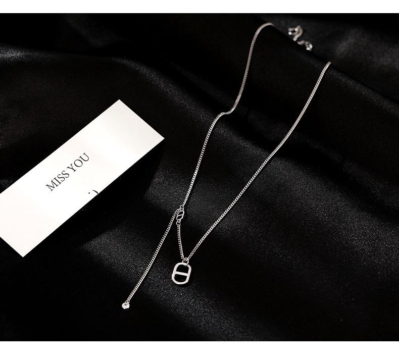 Banyan Tree S925 Silber Schweinenase Zirkon Anhänger Quaste Halskette für Frauen