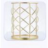 1PC Desktop Pen Holder Office School Storage Case Metal Gold Rose Gold Box Desk Pen Pencil Organizer Home Storage
