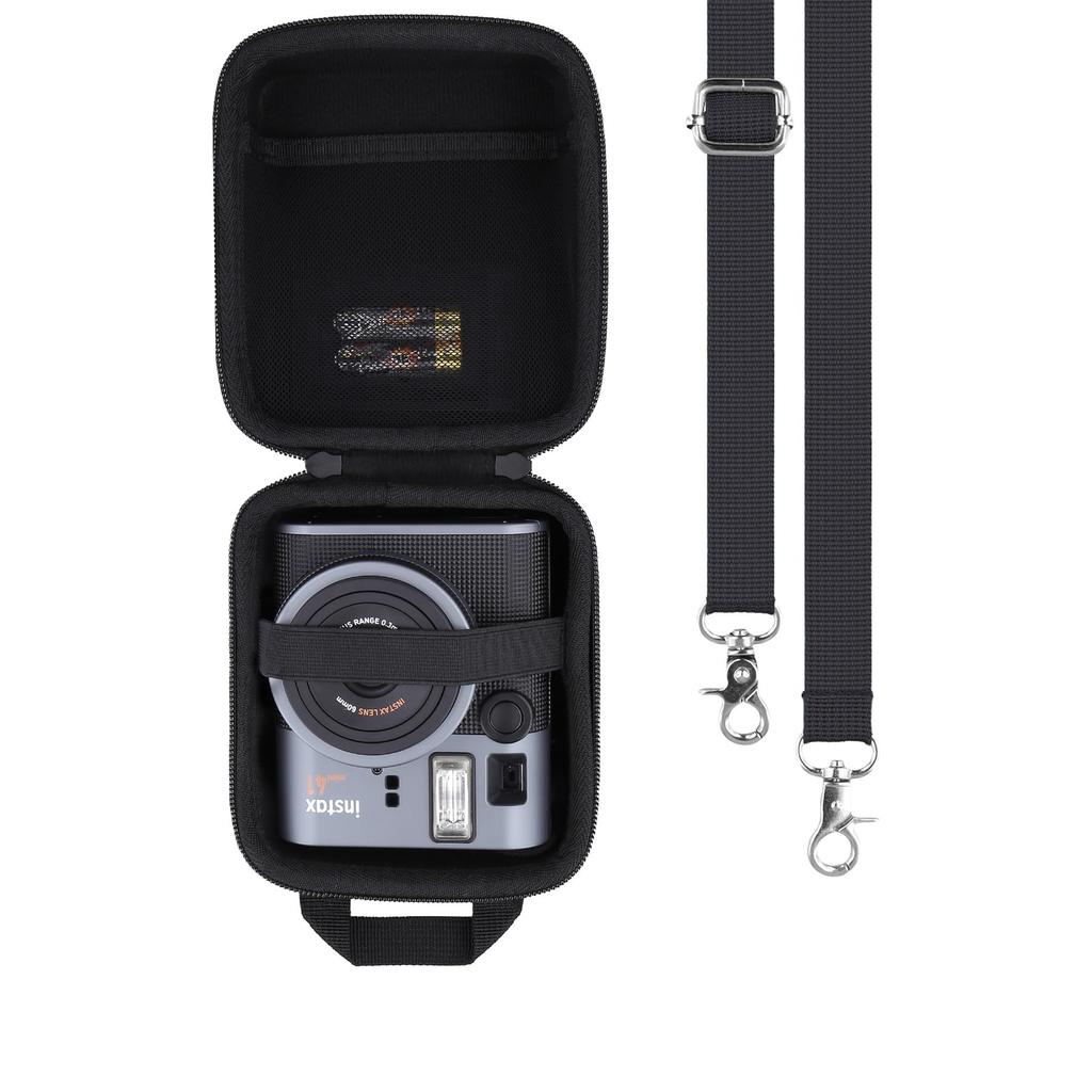 (Case Only) Fujifilm Instax Mini 41/40 Instant Camera Storage Case, Black - co2CREA