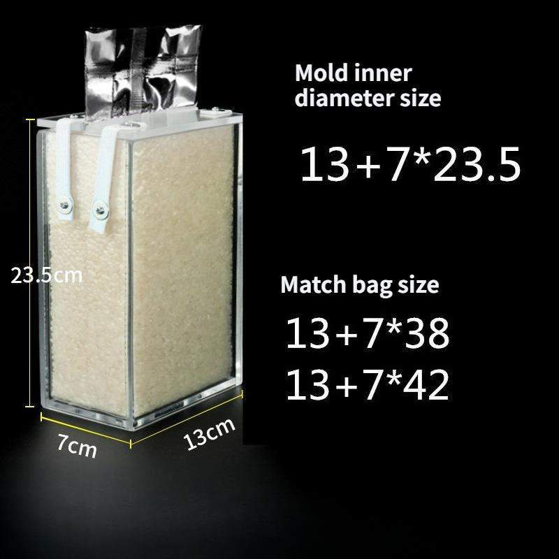Reisziegel Beutel Vakuumform Yakfeng Reisbeutel Form Vakuum Transparente Verpackung für Diverse Körner Reisbeutel Mahlwerkzeug