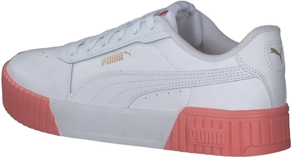 Women's Puma Carina 2.0 Sneakers (385849) Puma White/hibiscus Flower/puma Gold