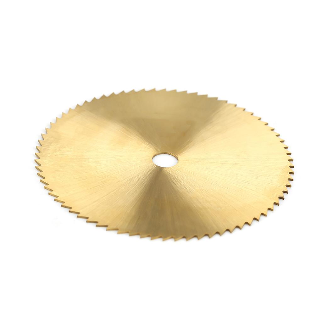 72 Teeth High Speed Steel Circular Saw Blade Small Cutting Disc for Metal Wood Plastic 60*6mm
