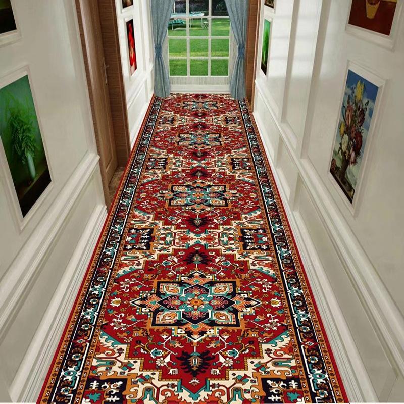 Home Living Room Hallway Persian Style Carpet Hallway Foyer Home Washable Entrance Carpet