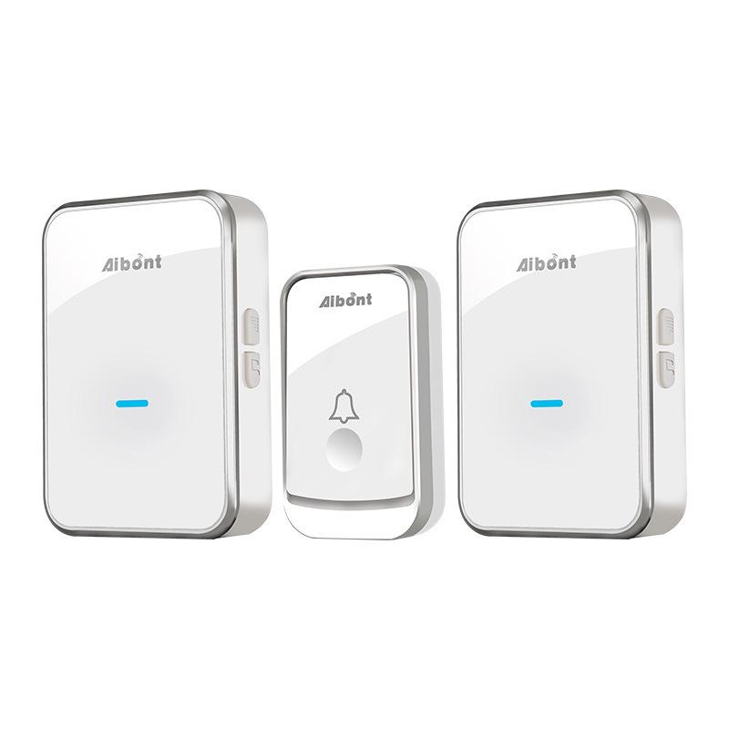 Smart Wireless Doorbell with Two Receivers and Music Options