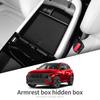 for Hyundai Tucson Hybrid 2025 Car Armrest Storage Box Accessories Center Console Storage Case(Only Fit With Gear Shift Version)