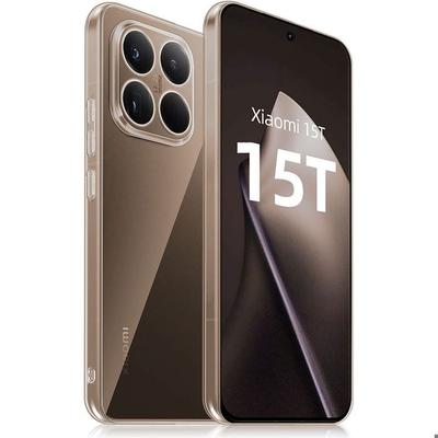 Protective Case - E.F.Connection - Xiaomi 15T - Soft Silicone - Ultra Slim - Transparent
