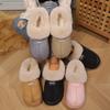 Velvet Shoes for Autumn and Winter Fashion, I Slippers for Men and Women, Couple Style, Indoor and Outdoor Fashion, Warm Shoes