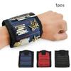 Adjustable Magnetic Wristband Tool Bag for Electricians Portable Metal Screw Small Nail Bolt Holder Strong Wrist Belt