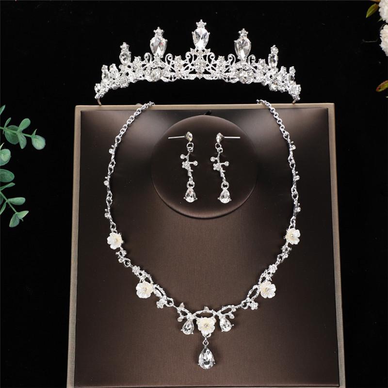 Children's Princess Birthday Crown Set: Includes Crown, Headband, Necklace & Earrings