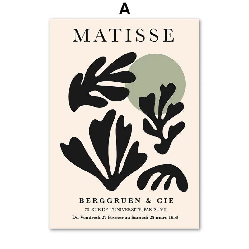 Botanical Floral Posters And Prints Abstract Lines Picasso Matisse Wall Art Canvas Painting For Living Room Decorative Pictures