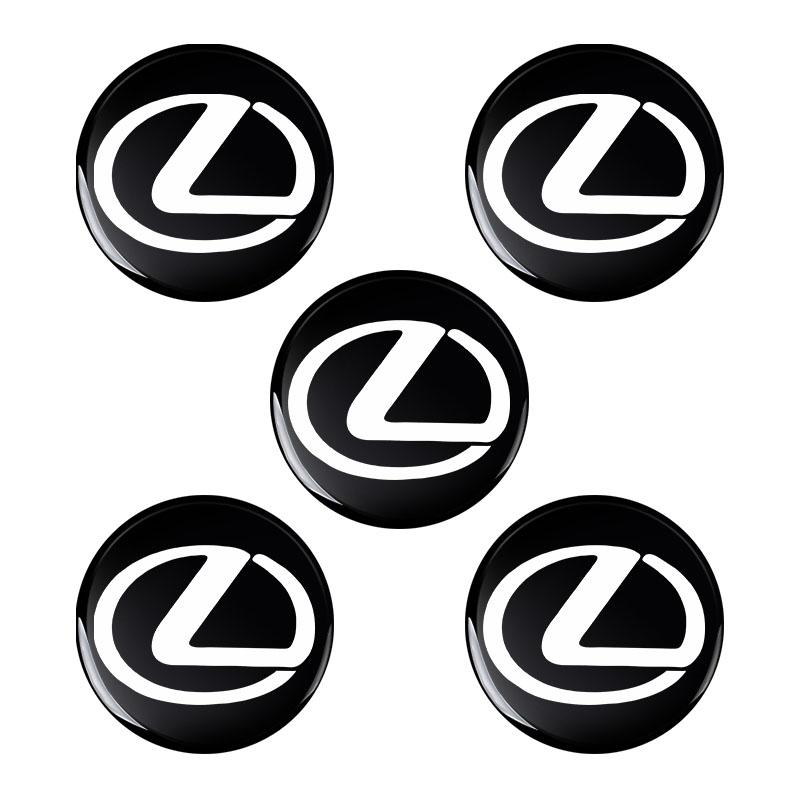 14mm Aluminum Car Remote Key Sticker Emblem Auto Accessories For Lexus ES RX NX LS UX LM LX GX LC RZ IS CT GS RC HS SC TX LBX