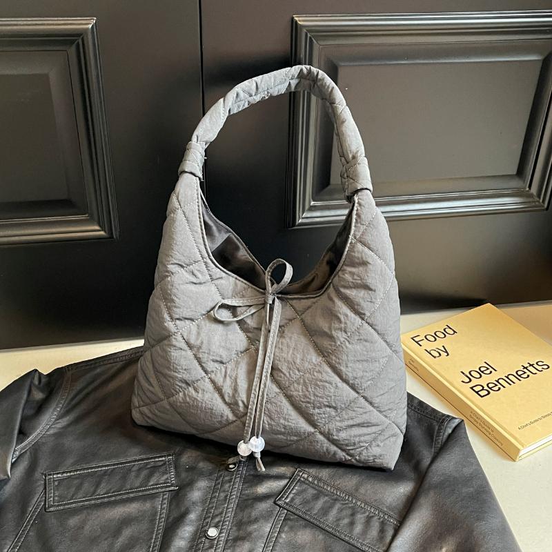 Hohe Kapazität Freizeit Pendeln Dame Tasche Herbst neue Lingge Baumwolle Kleidung Tasche Einfachheit leichte einzelne Schultertasche