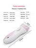 Rechargeable Women's Electric Epilator & Shaver for Underarm and Leg Hair Removal
