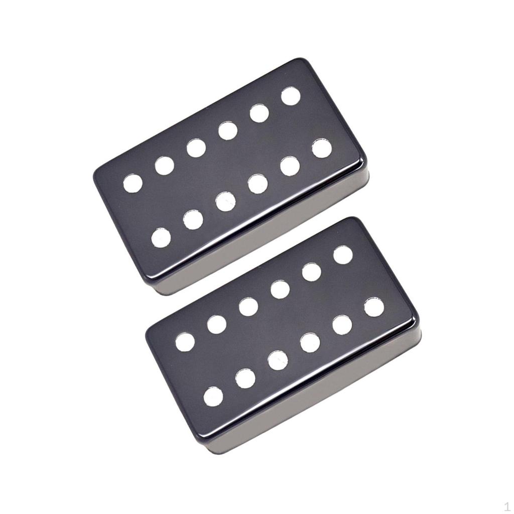 2 Pieces Guitar Pickup Cover Double Covers for Parts