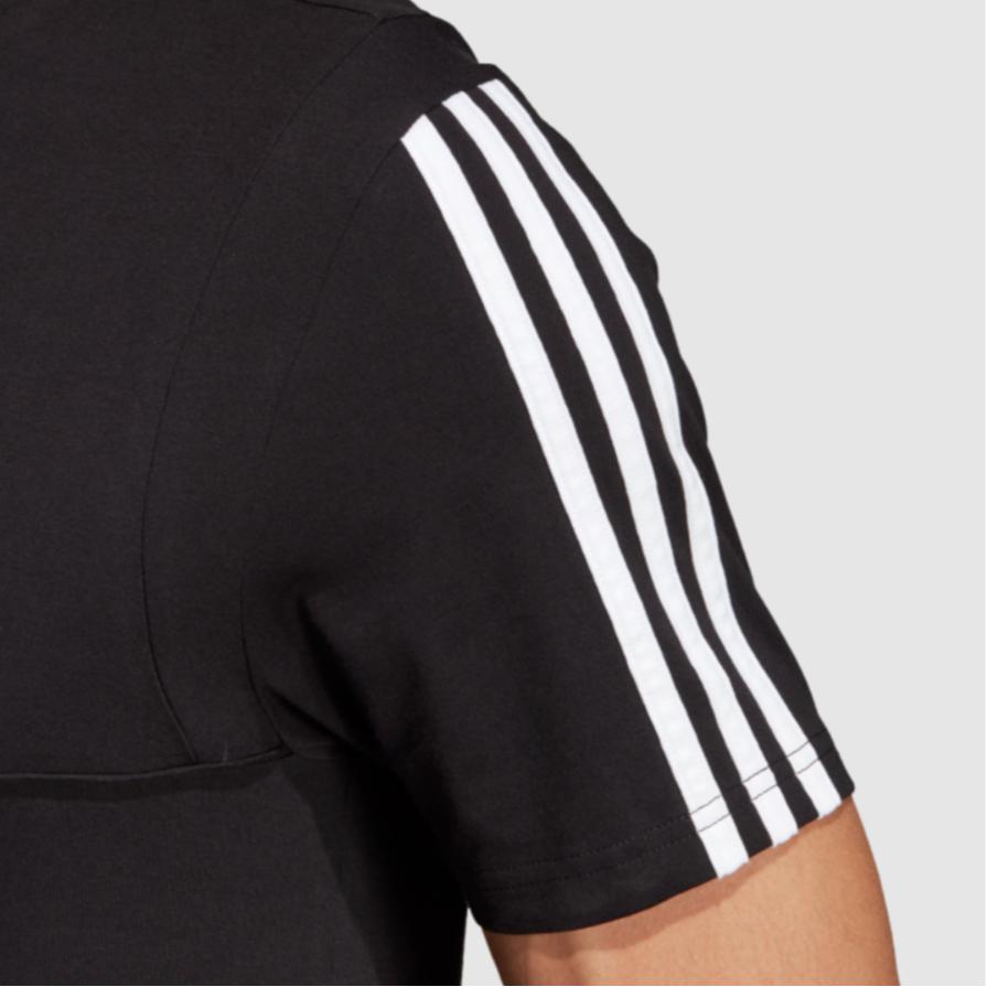 adidas T Shirts Unisex Black Crew Neck Moderate Straight Fit DT5792