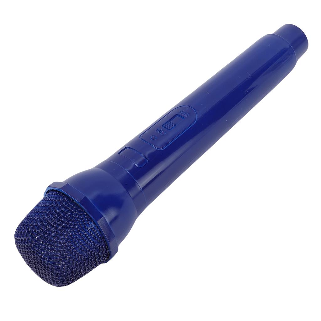 Microphone Prop Lightweight Simulated Plastic Fake Microphone for Singing Speaking Training Cosplay Photography