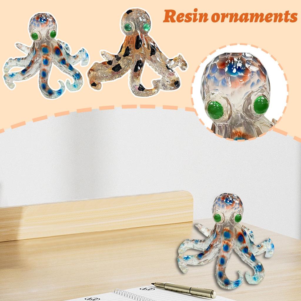 Inspired Ocean Creature Resin Statue Decorative Desktop Ornament For Home