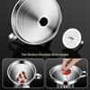 Thickened Food Grade Stainless Steel Funnel Set