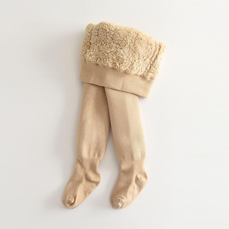 Winter Baby Mädchen Fleecefutter Streifen Leggings Dicke Wärme Strumpfhose Kleinkind Kinder Warmhalten Strumpfhose