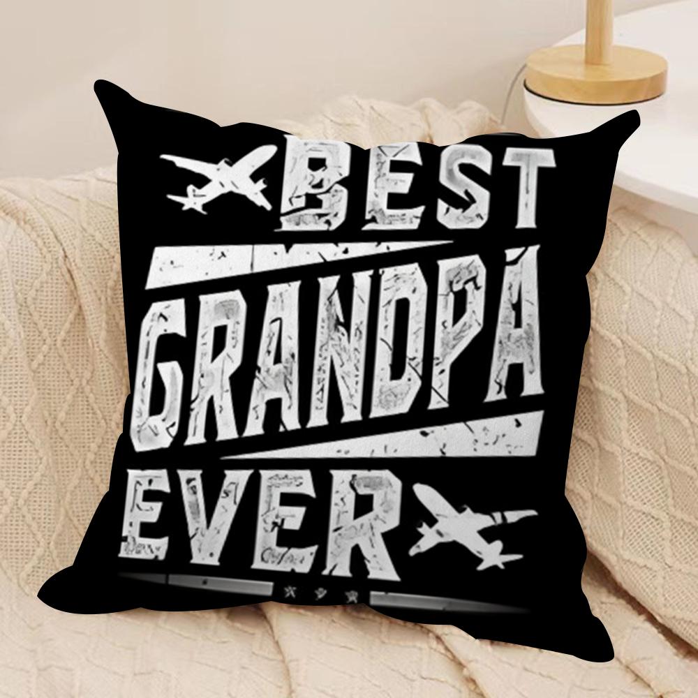 Best Grandparents Ever Cushion Cover Soft Plush Fabric DoubleSided Printed Cushion Covers for All Seasons Modern Home Decor