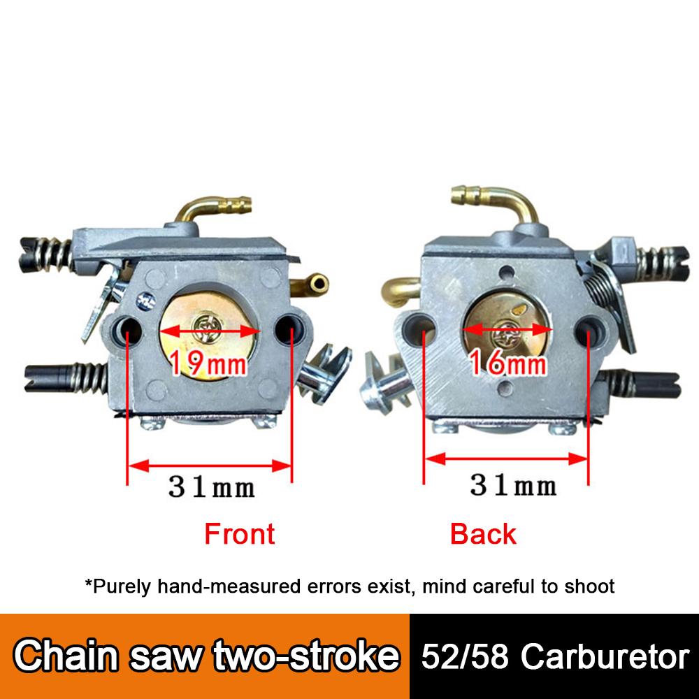 Lawn Mower Engine Carburetor 139/140 Four-Stroke 40-5/52/58 Chainsaw Carburetor Two-Stroke 32 Hedge Trimmer Carburetor