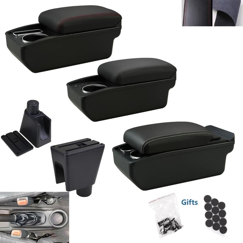 For Chevrolet Spark Armrest Box For Chevrolet Spark 3 III Aveo T200 Car Armrest Storage Box Cup Holder Retrofit Car Accessories