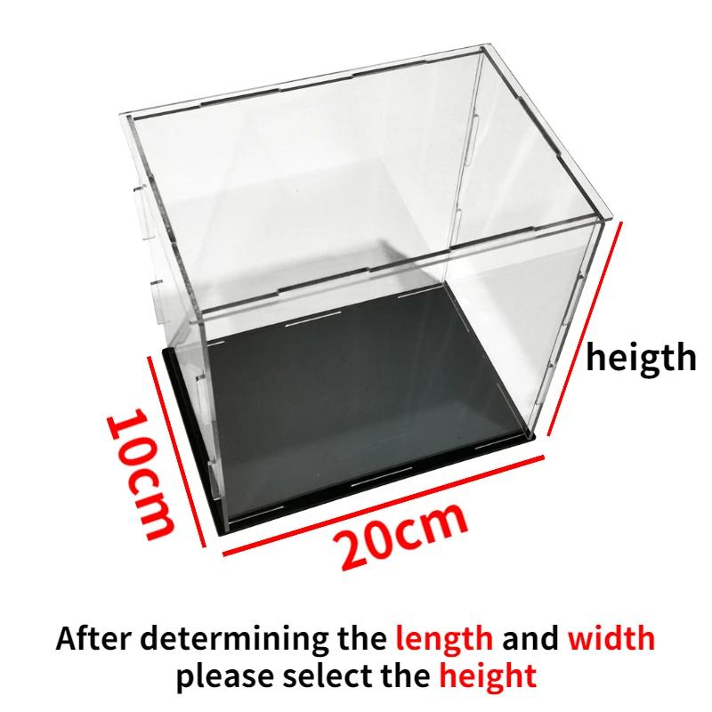 Assembled Acrylic Display Cabinets for Collectibles,Clear Acrylic Box Organizer for Protect Action Figures,Model,Dolls,Toys