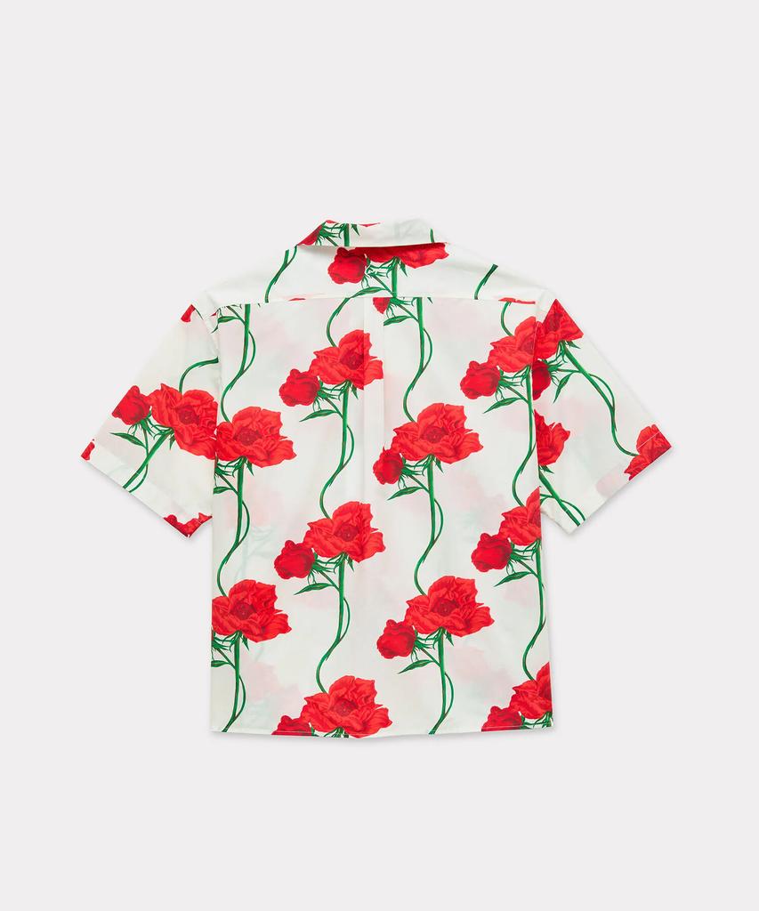 Kenzo Men'S Kenzo Archives Rose Hawaiian Short Sleeve Shirt_K265Amir01Ivx