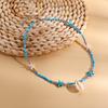 Vacation Beads 1PC Daily Wear Beaded Shell Ocean Style Bohemian Starfish Women Souvenir Personality Necklace Clavicle Chain  Handmade