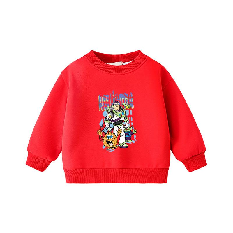 Unisex Kids' Round Neck Long Sleeve Warm Korean Style Fashion Hoodie