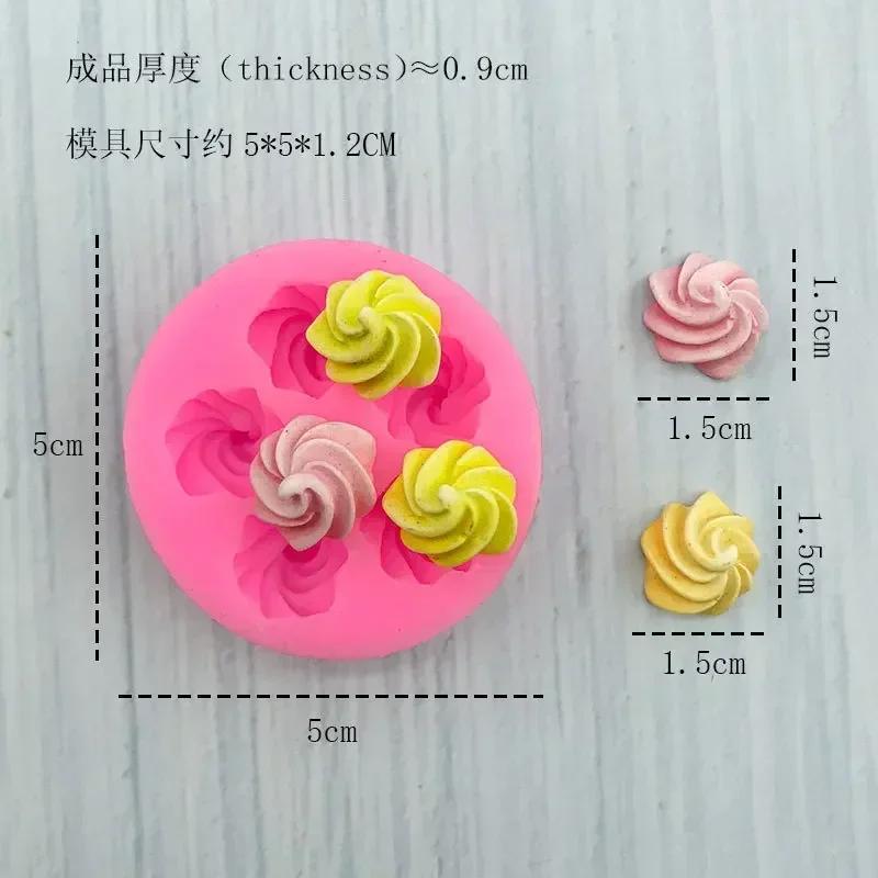 Kinds Food Shape Molds Waffles Cookie Cheese Chocolate Chip Donuts Cake Decorating Tools Soft Silicone Creative Fondant Mould