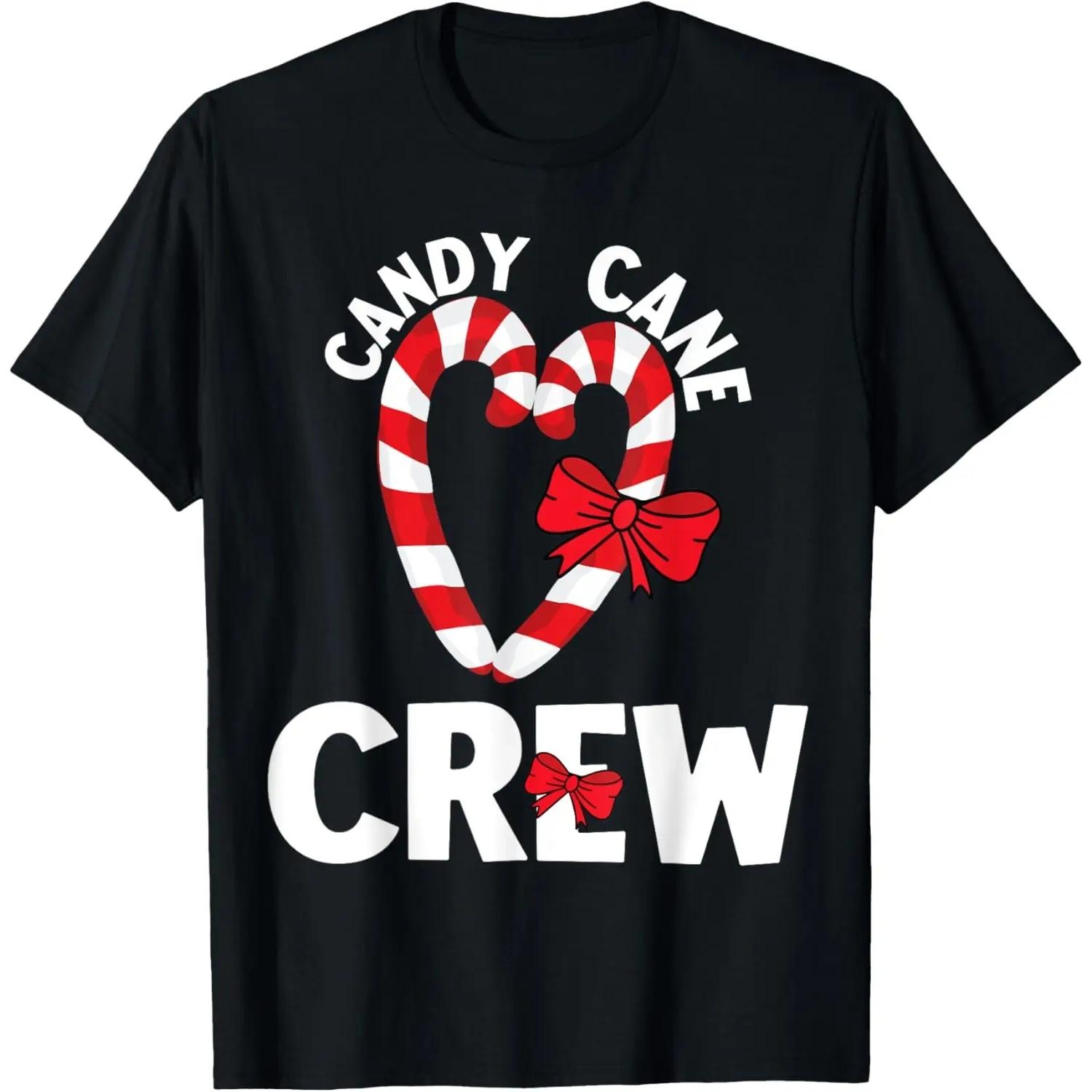 Candy Cane Crew Funny Christmas Sweet Candy Merry Xmas T-Shirt S