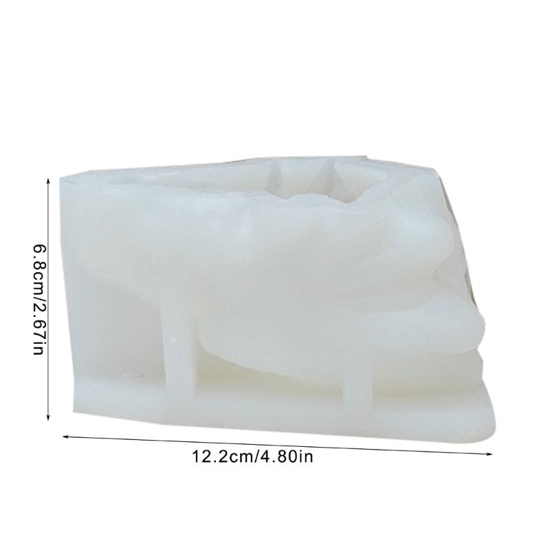 Silicone Molds 3D Dragon Candle Molds Casting Molds Soap Baking Molds Craft Supplies Plaster Molds for Candle Making