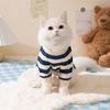 Cute Striped Bear Pet Onesies Thin Soft Dog Cat Clothes
