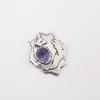 Rare Iolite Gemstone 925 Sterling Silver Jewelry Pendant 1.29" For Birthday Gift CP-32-12