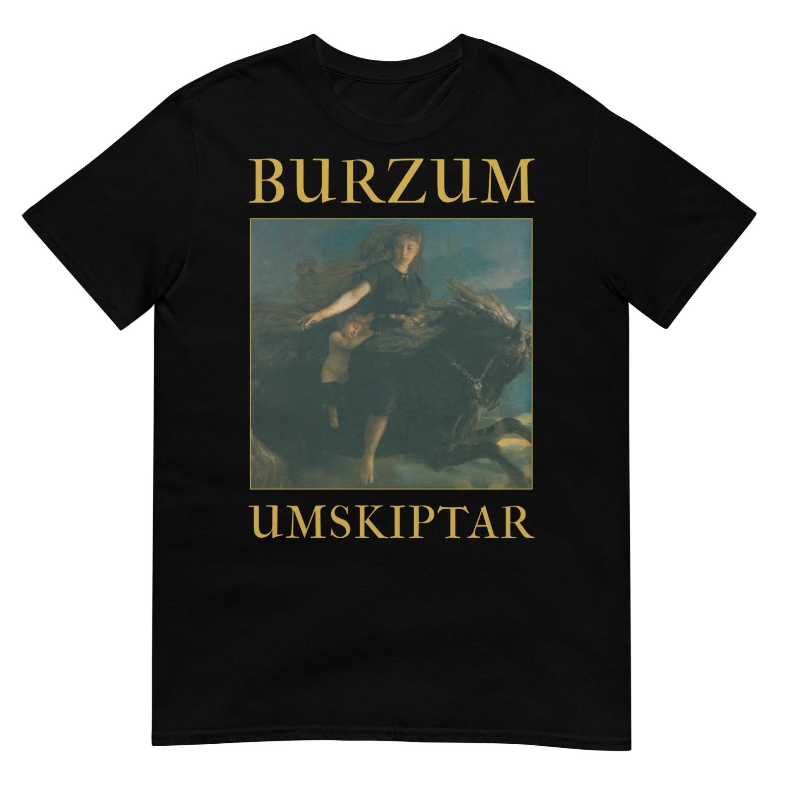 1BURZUM  Umskiptar  (Односторонняя) (черный) ФУТБОЛКА S