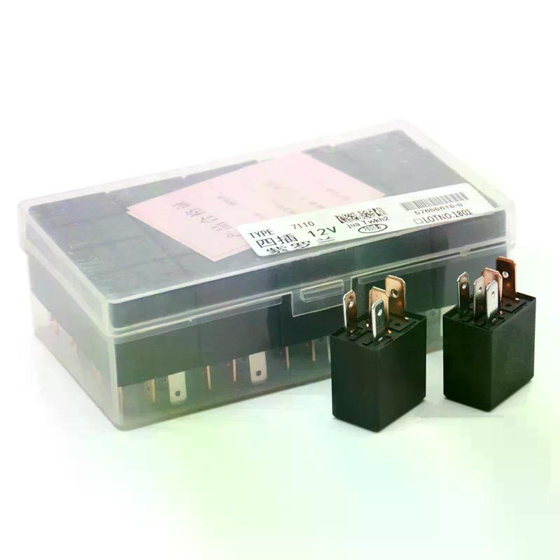 1pcs High Quality Car Relay DC 12V 40A Rated Current 1NO 1NC SPDT 4/5 Pins Car Automotive Alarm Relay 40 Amp Wholesale