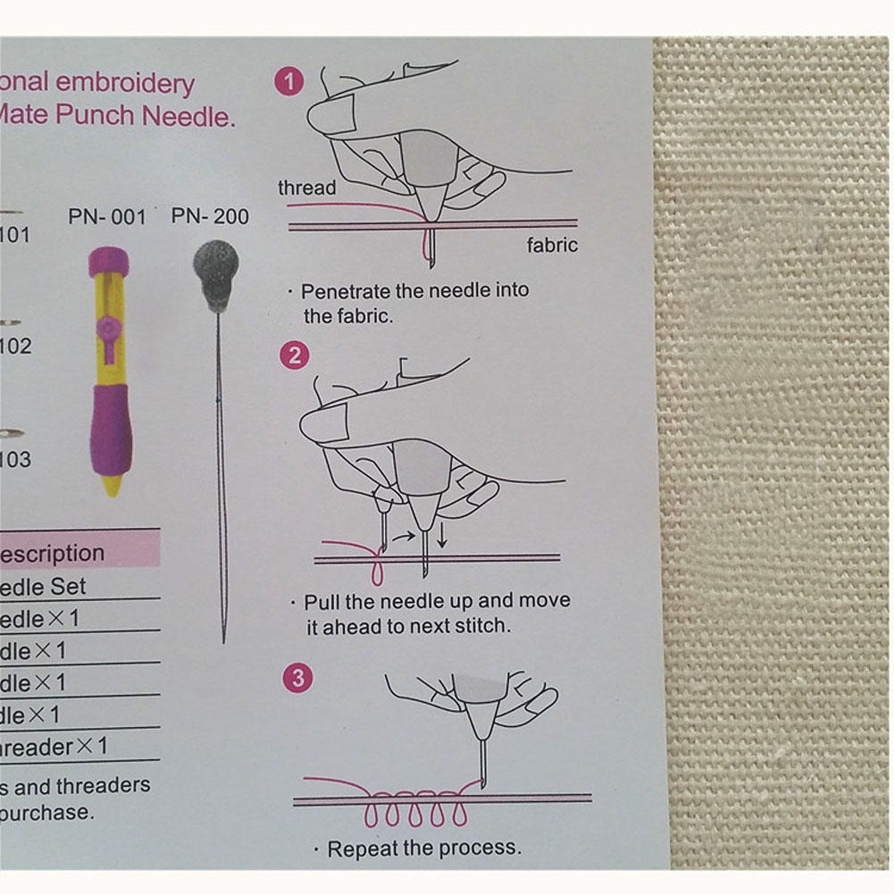 1.3/1.6/2.2 mmDIY Diameter Embroidery Magic Embroidery Pen Clothing Punch Needle
