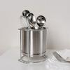 IMEEA Chopstick Holder, Kitchen Tool Stand, SUS304 Stainless Steel, Cutlery Stand for Commercial Kitchens, Storage for Chopsticks, Forks, Spoons, Ladl