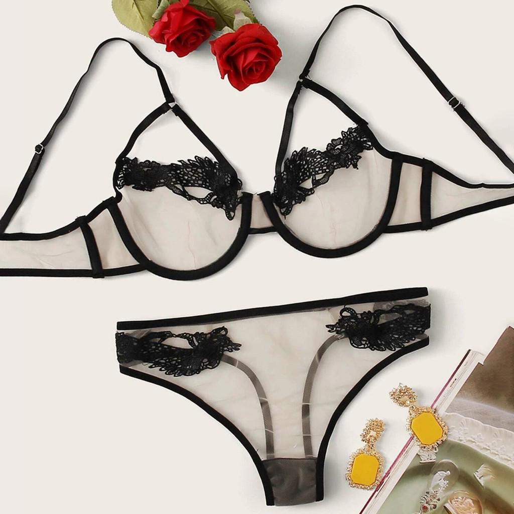 Новый сексуальный мода кружева нижнее белье нижнее белье пижама Thong G-String Bra – купить по низким ценам в интернет-магазине Joom