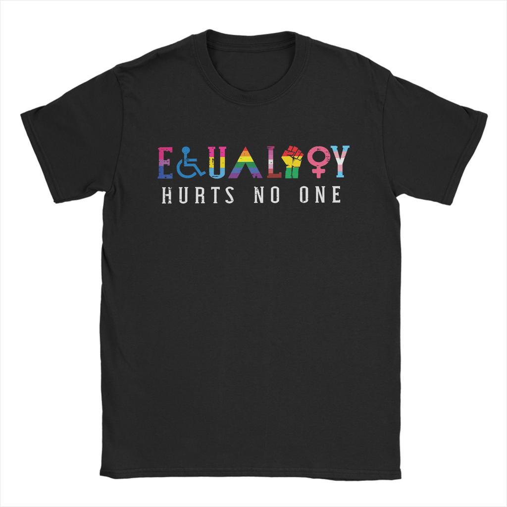 HuUnisex LGBT Gay Pride Month Transgender Rainbow for Unisex Unisex T Shirt Crazy Tee Shirt Crew Neck TShirt Cotton Unique Clothes