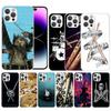 Musical Instrument Drum Rock Soft Cover for iPhone 16 17 Air 15 14 Pro Max 16E Phone Case 13 Mini 12 11 7 SE 8 Print Pattern Fit