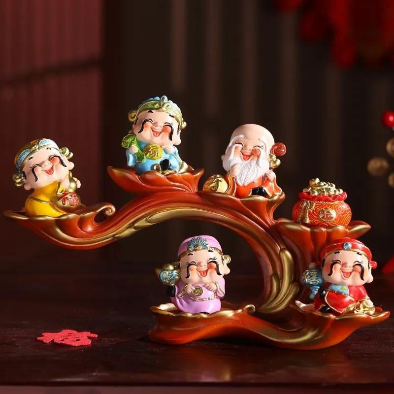 

Фигурка Бога Богатства «Счастливая Звезда» - Декор для дома и офиса, Подарок на новоселье